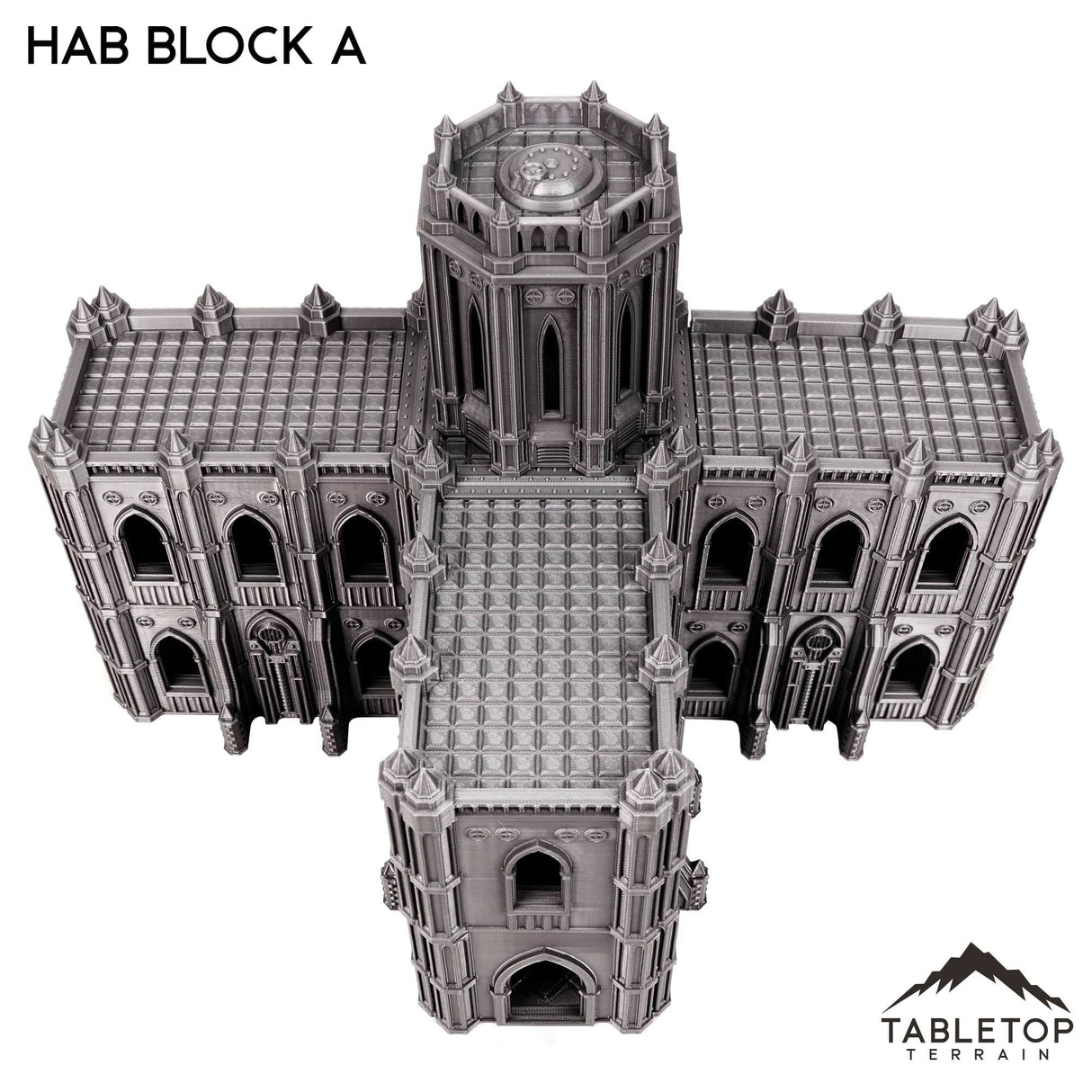 Tabletop Terrain Building Hab Block A - Augusta, The Holy City