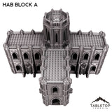 Tabletop Terrain Building Hab Block A - Augusta, The Holy City