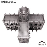 Tabletop Terrain Building Hab Block A - Augusta, The Holy City