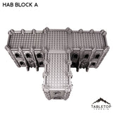 Tabletop Terrain Building Hab Block A - Augusta, The Holy City