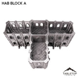 Tabletop Terrain Building Hab Block A - Augusta, The Holy City