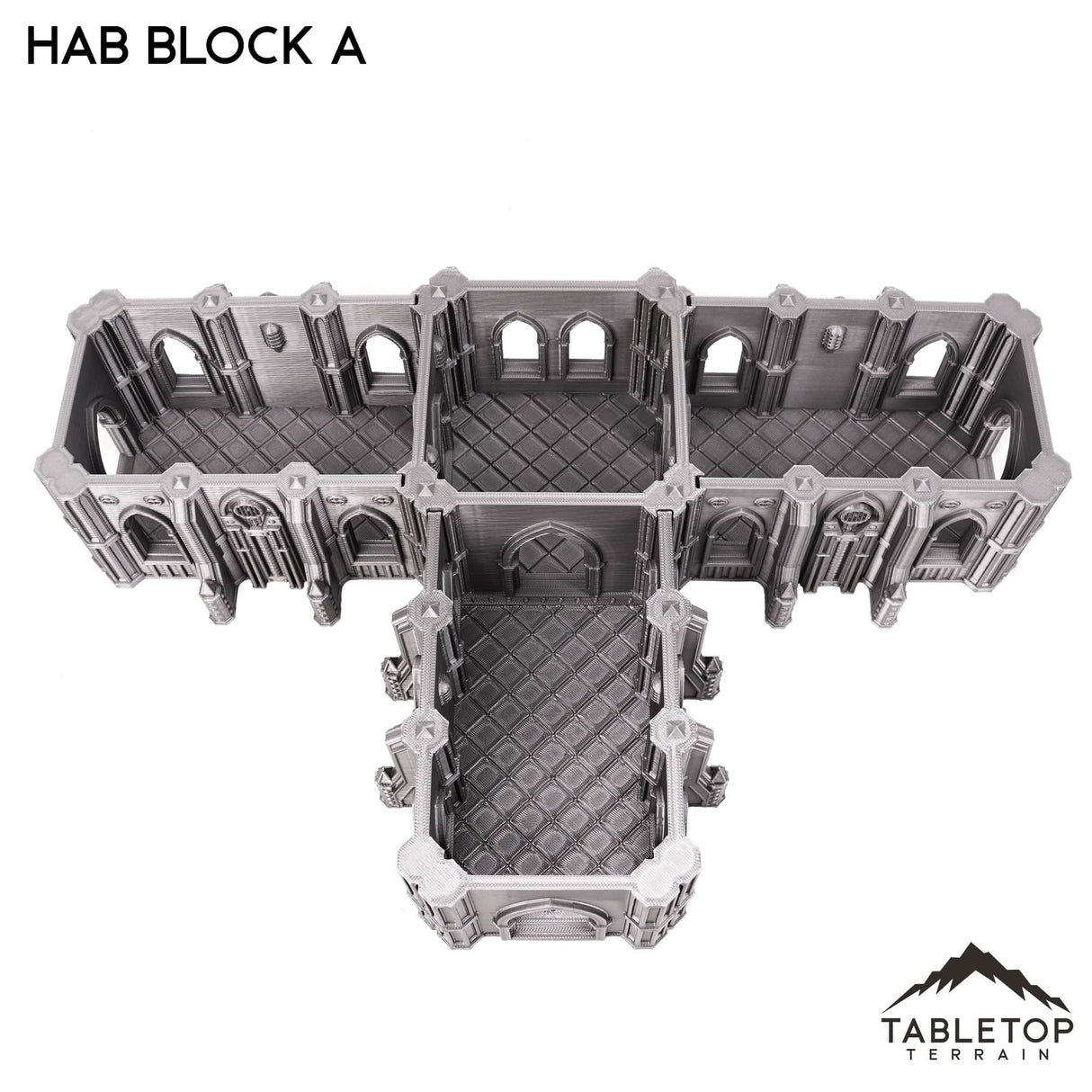 Tabletop Terrain Building Hab Block A - Augusta, The Holy City