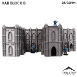 Tabletop Terrain Building Hab Block B - Augusta, The Holy City