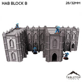 Tabletop Terrain Building Hab Block B - Augusta, The Holy City