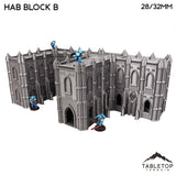 Tabletop Terrain Building Hab Block B - Augusta, The Holy City