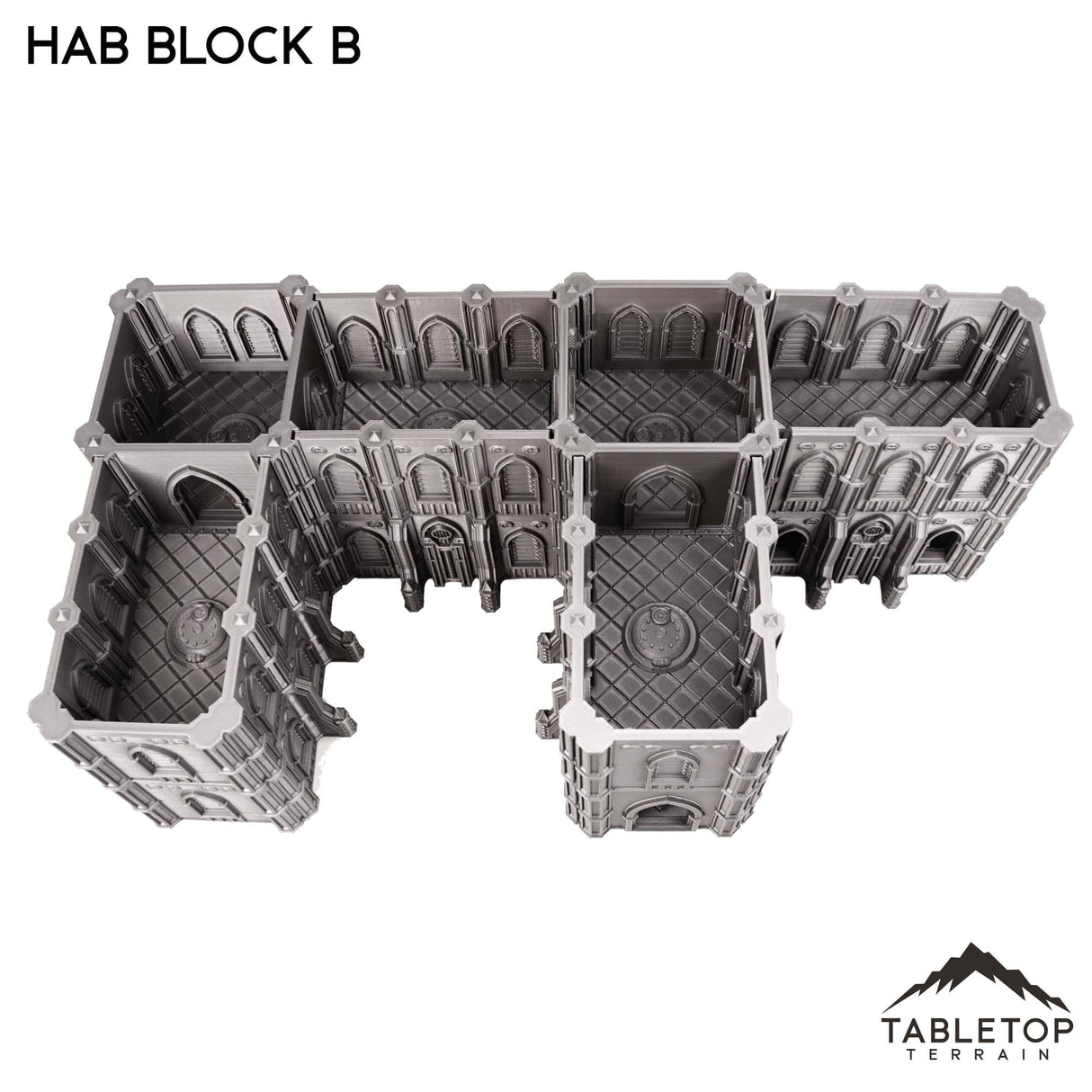 Tabletop Terrain Building Hab Block B - Augusta, The Holy City