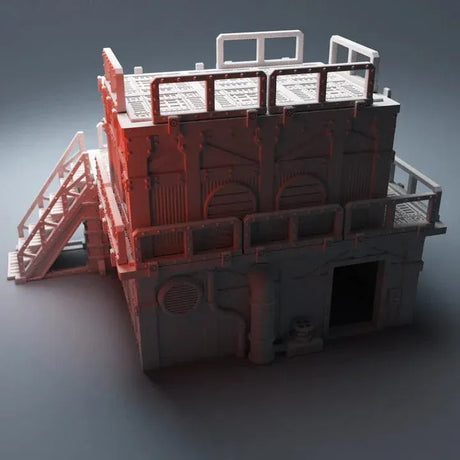 Tabletop Terrain Building Hab Building - Grimdark UnderNidus Building