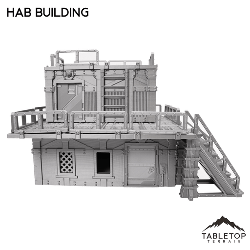Tabletop Terrain Building Hab Building - Grimdark UnderNidus Building