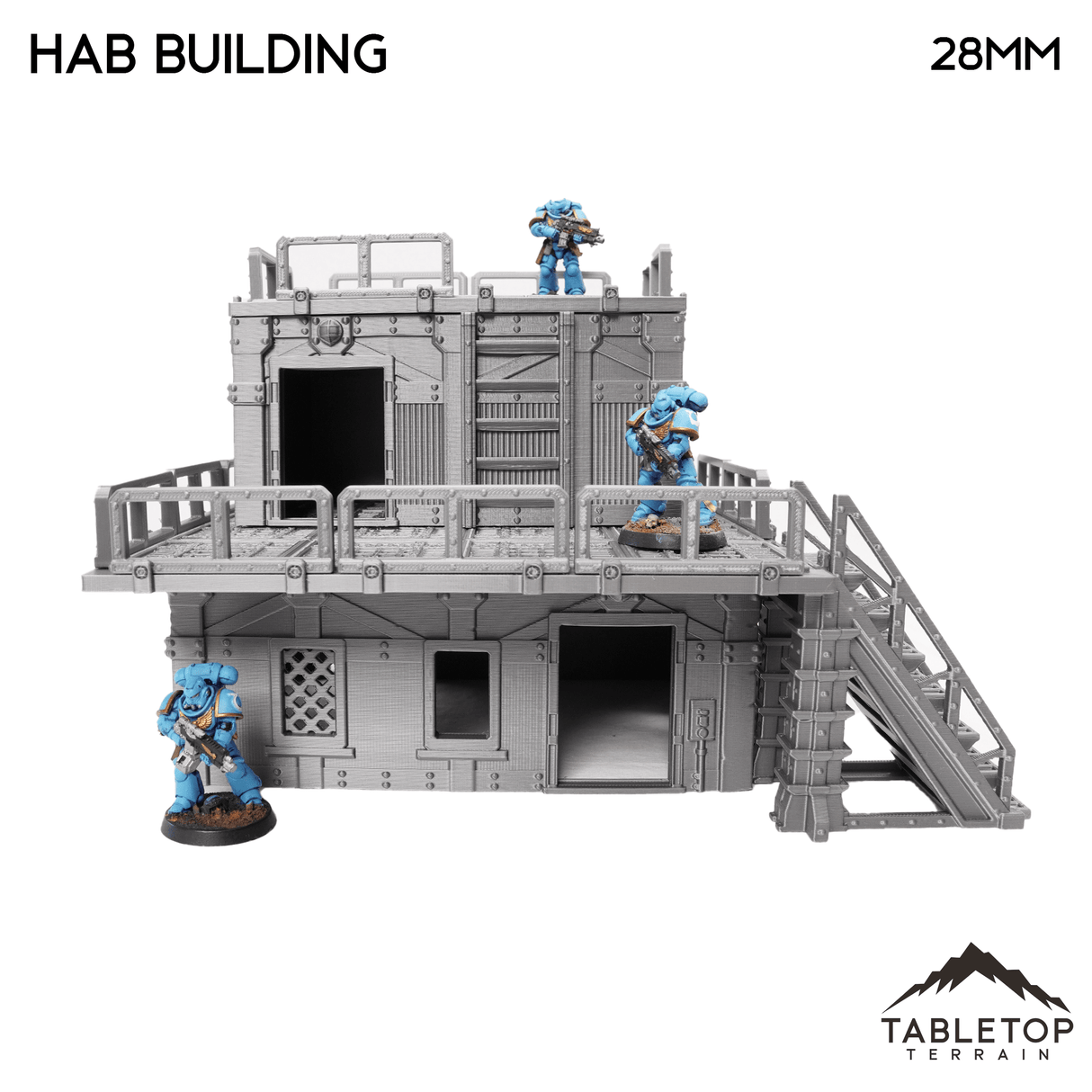 Tabletop Terrain Building Hab Building - Grimdark UnderNidus Building