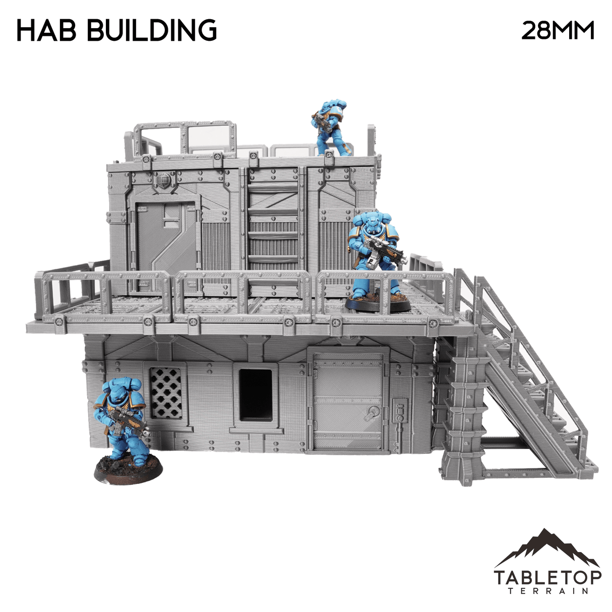 Tabletop Terrain Building Hab Building - Grimdark UnderNidus Building