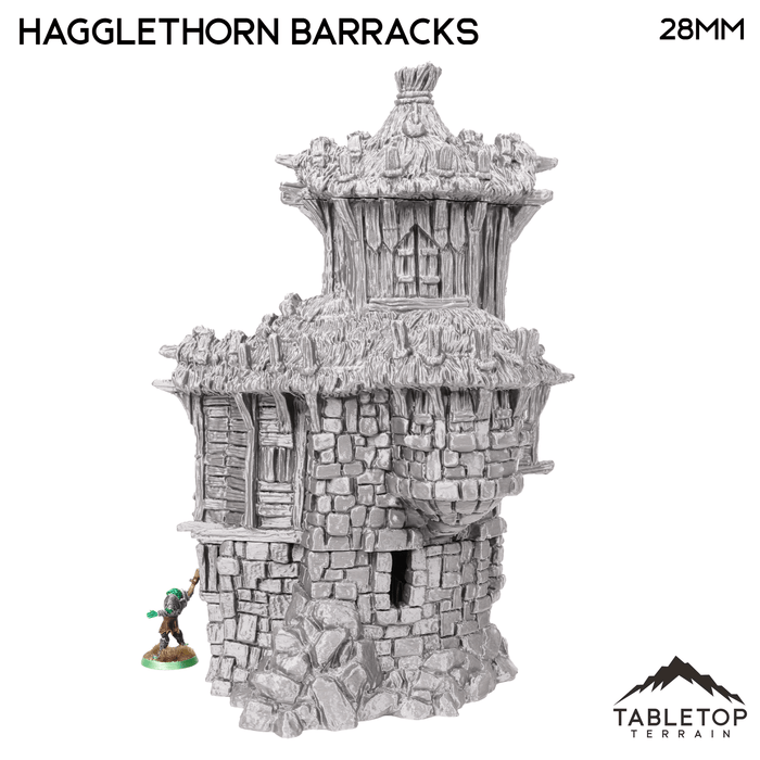 Tabletop Terrain Building Hagglethorn Barracks - Hagglethorn Hollow - Fantasy Building