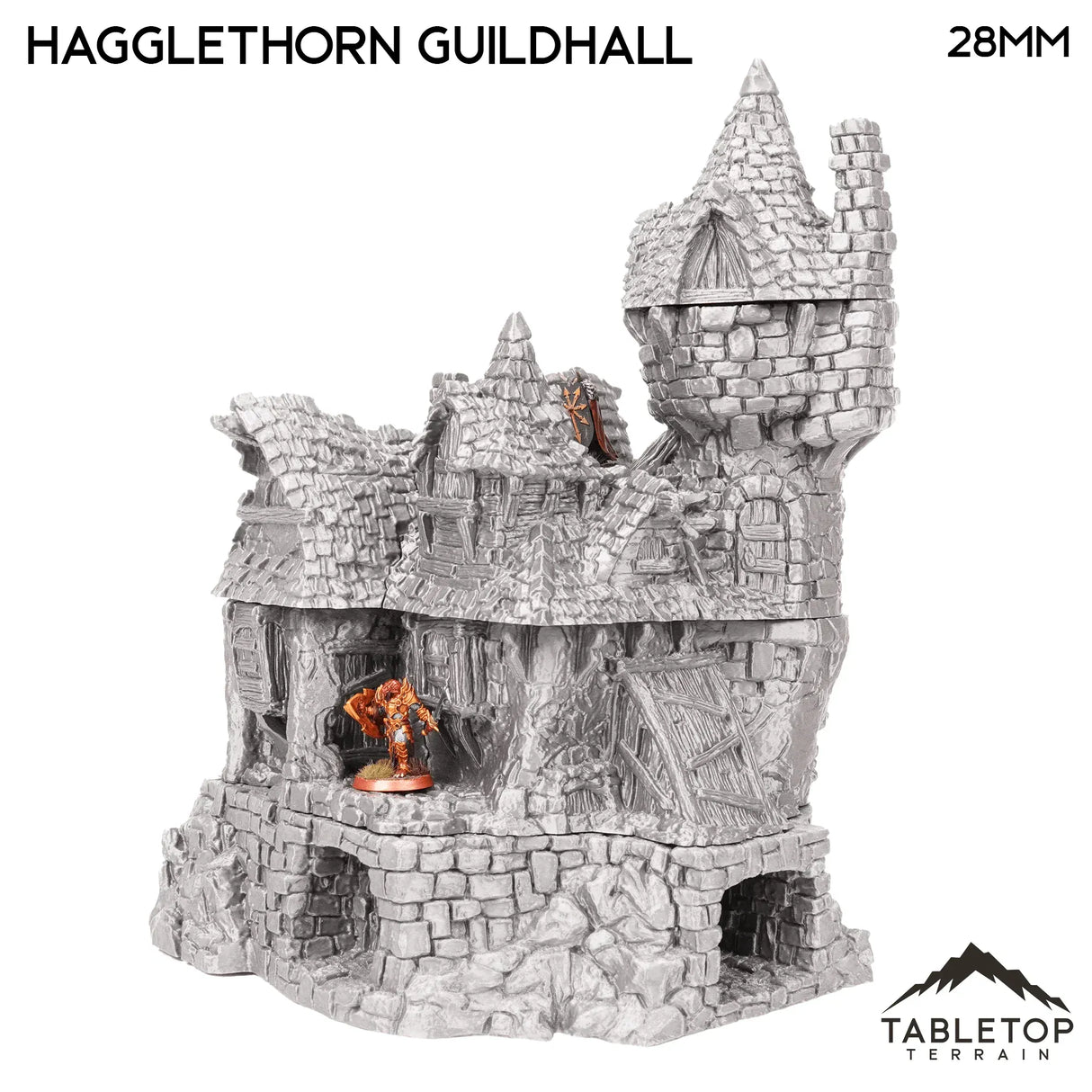 Tabletop Terrain Building Hagglethorn Guildhall - Hagglethorn Hollow - Fantasy Building