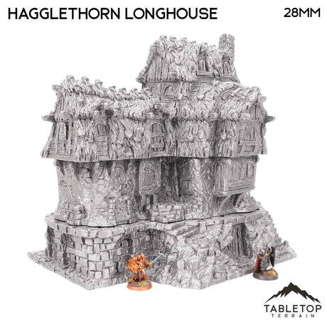 Tabletop Terrain Building Hagglethorn Longhouse - Hagglethorn Hollow - Fantasy Building