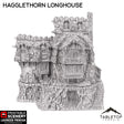 Tabletop Terrain Building Hagglethorn Longhouse - Hagglethorn Hollow - Fantasy Building