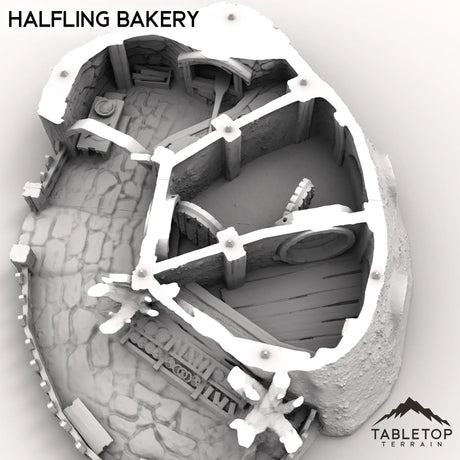 Tabletop Terrain Building Halfling Bakery