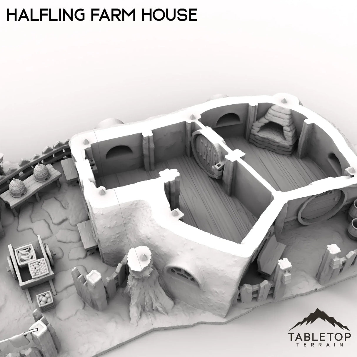 Tabletop Terrain Building Halfling Farm House