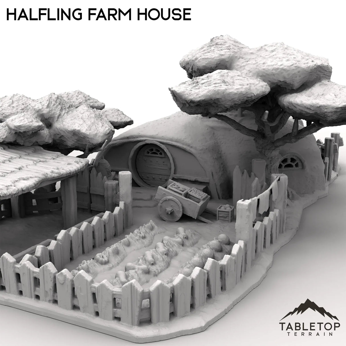 Tabletop Terrain Building Halfling Farm House