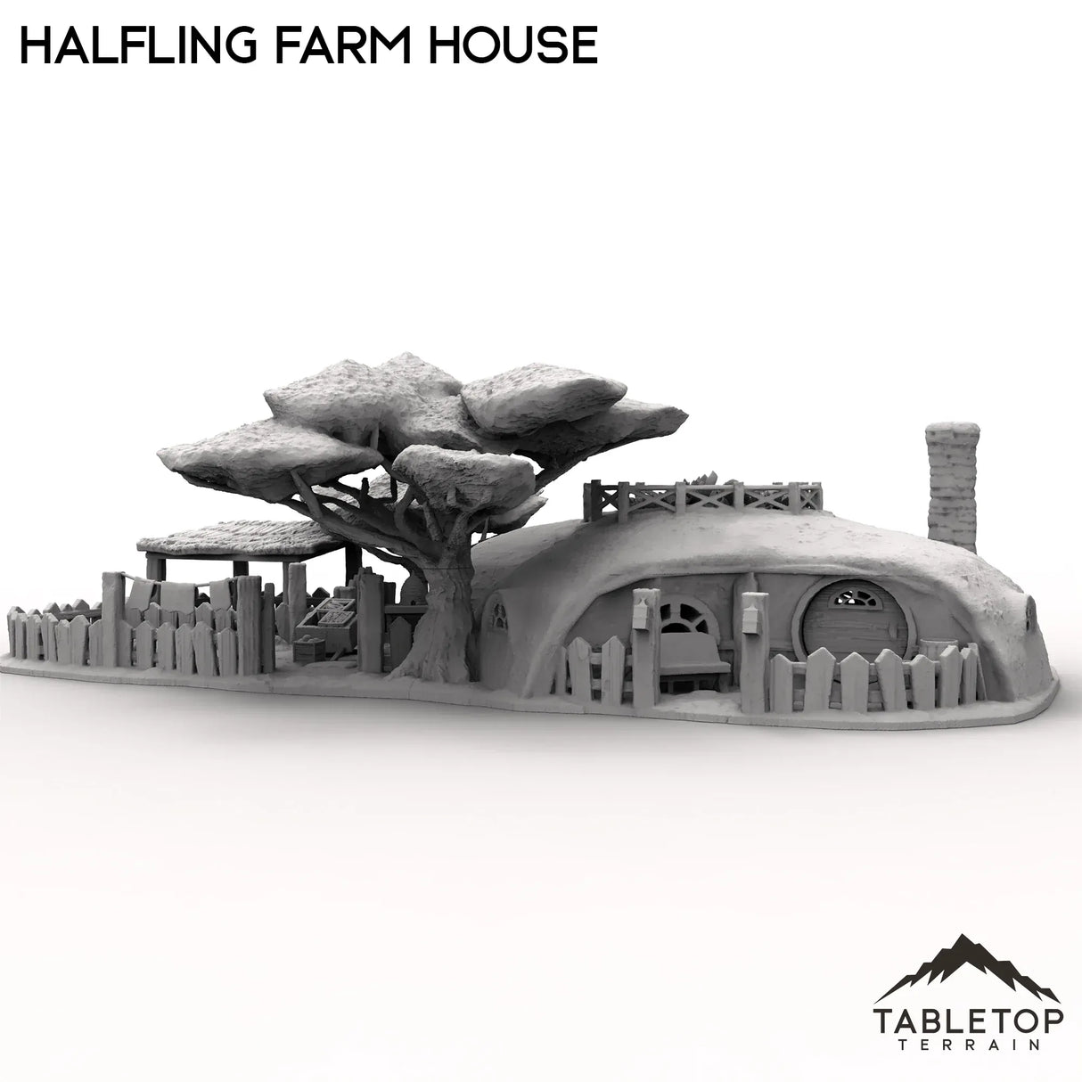 Tabletop Terrain Building Halfling Farm House