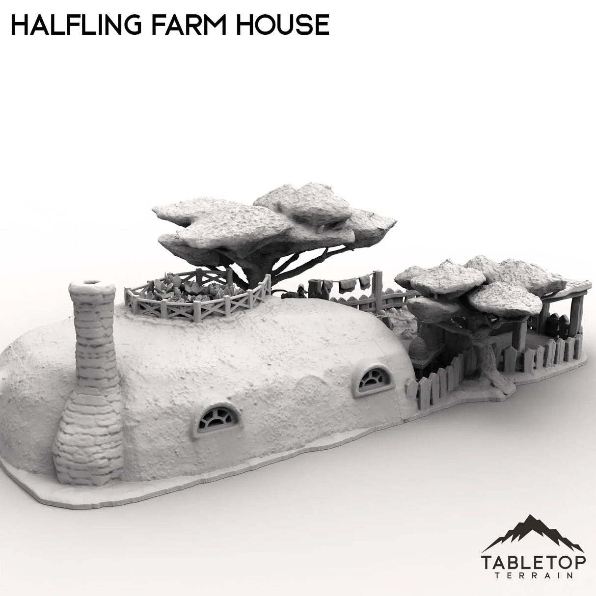 Tabletop Terrain Building Halfling Farm House