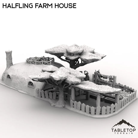 Tabletop Terrain Building Halfling Farm House