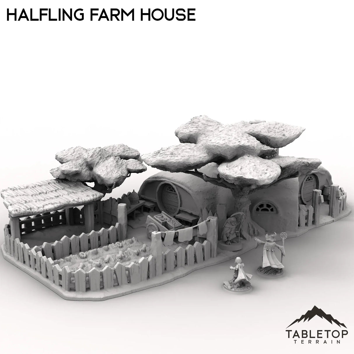 Tabletop Terrain Building Halfling Farm House