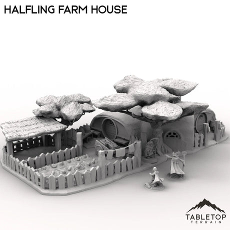 Tabletop Terrain Building Halfling Farm House