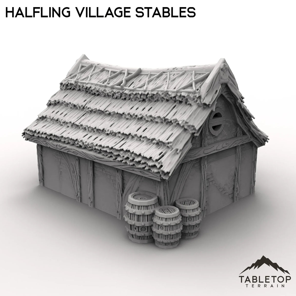 Tabletop Terrain Building Halfling Village Stables