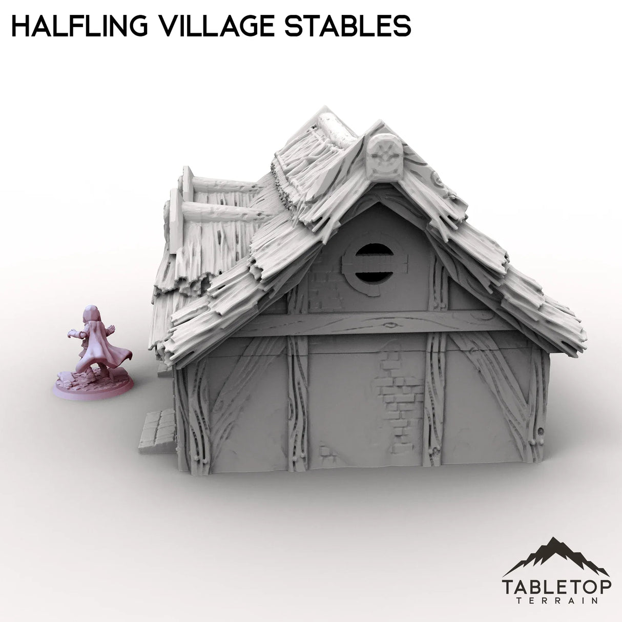Tabletop Terrain Building Halfling Village Stables
