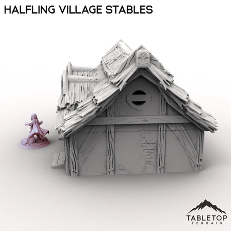 Tabletop Terrain Building Halfling Village Stables