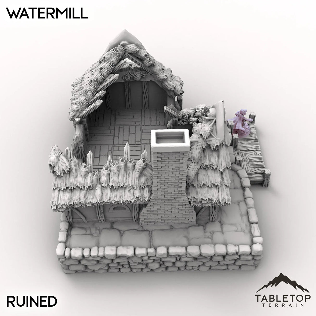 Tabletop Terrain Building Halfling Village Watermill