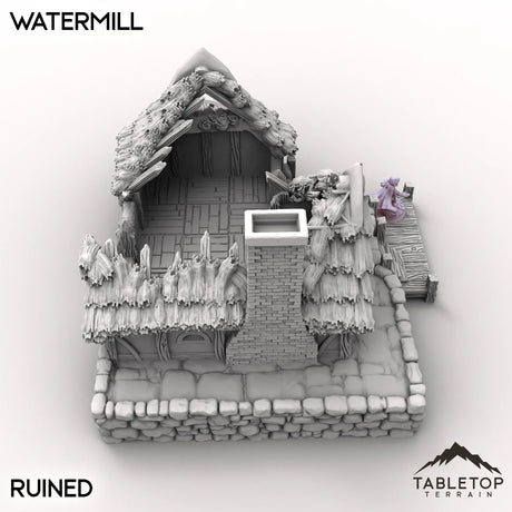 Tabletop Terrain Building Halfling Village Watermill