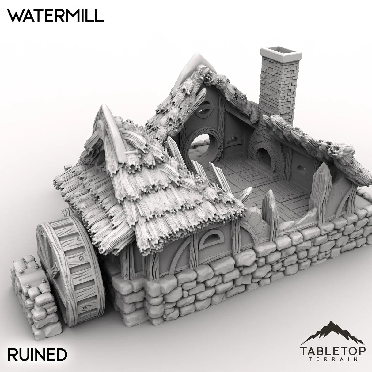 Tabletop Terrain Building Halfling Village Watermill
