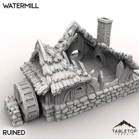 Tabletop Terrain Building Halfling Village Watermill