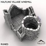Tabletop Terrain Building Halfling Village Windmill