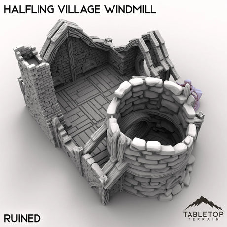 Tabletop Terrain Building Halfling Village Windmill