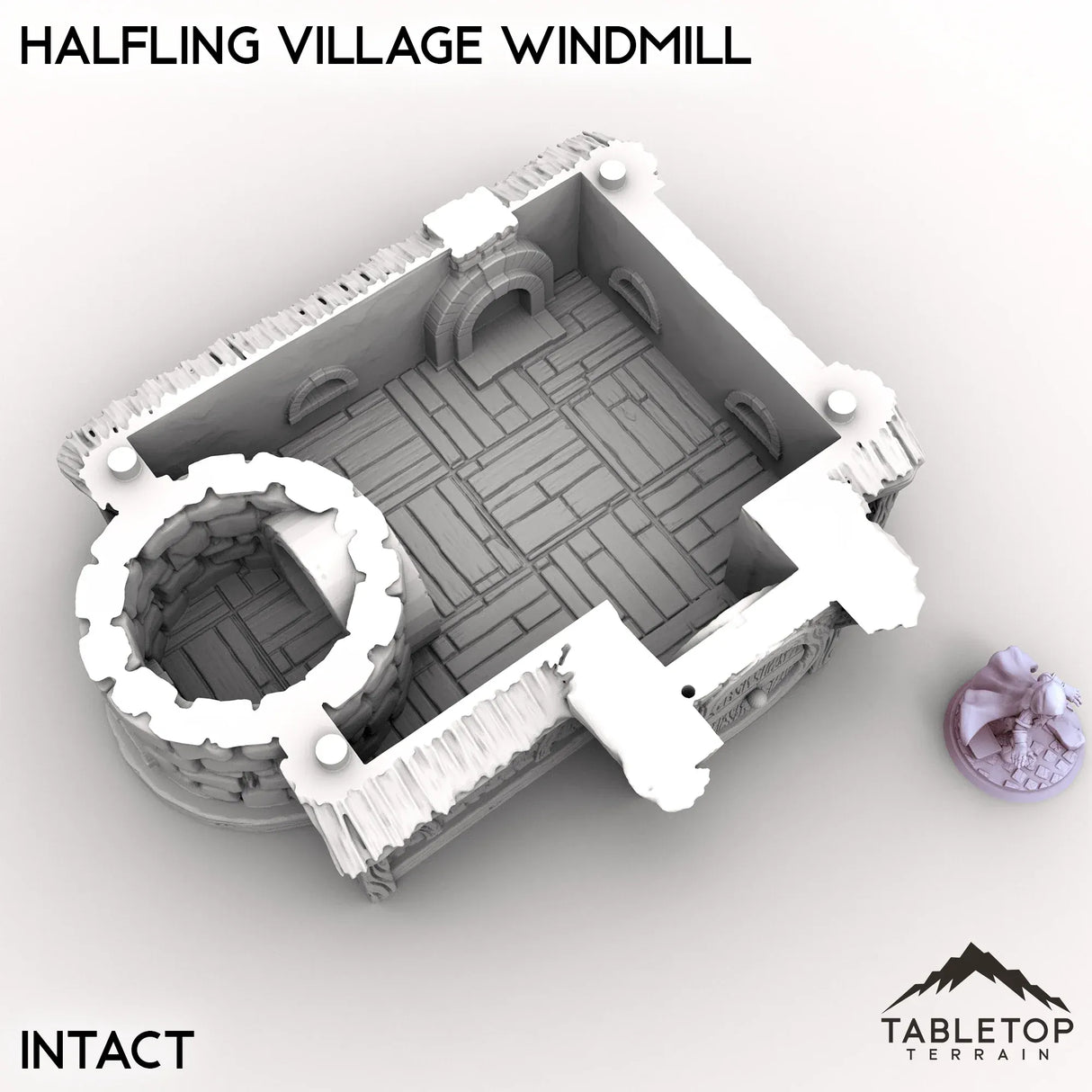Tabletop Terrain Building Halfling Village Windmill