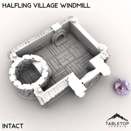 Tabletop Terrain Building Halfling Village Windmill
