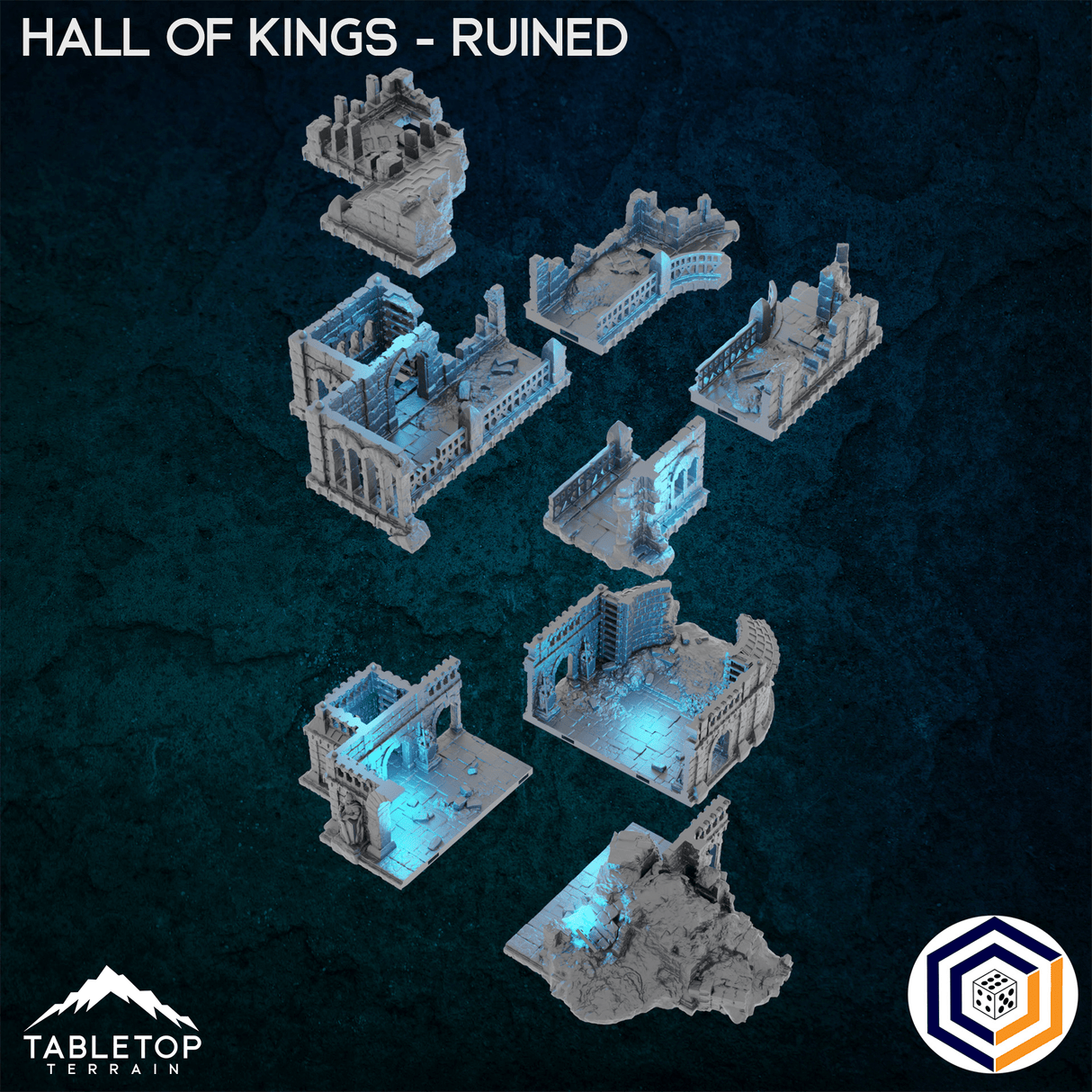 Tabletop Terrain Building Hall of Kings - Kingdom of Tor Ithilas