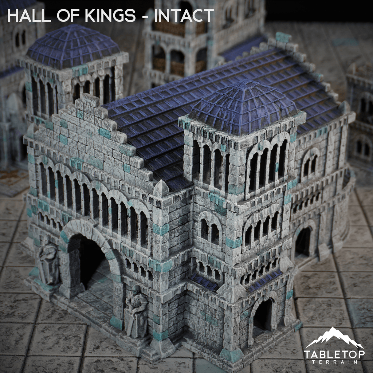 Tabletop Terrain Building Hall of Kings - Kingdom of Tor Ithilas