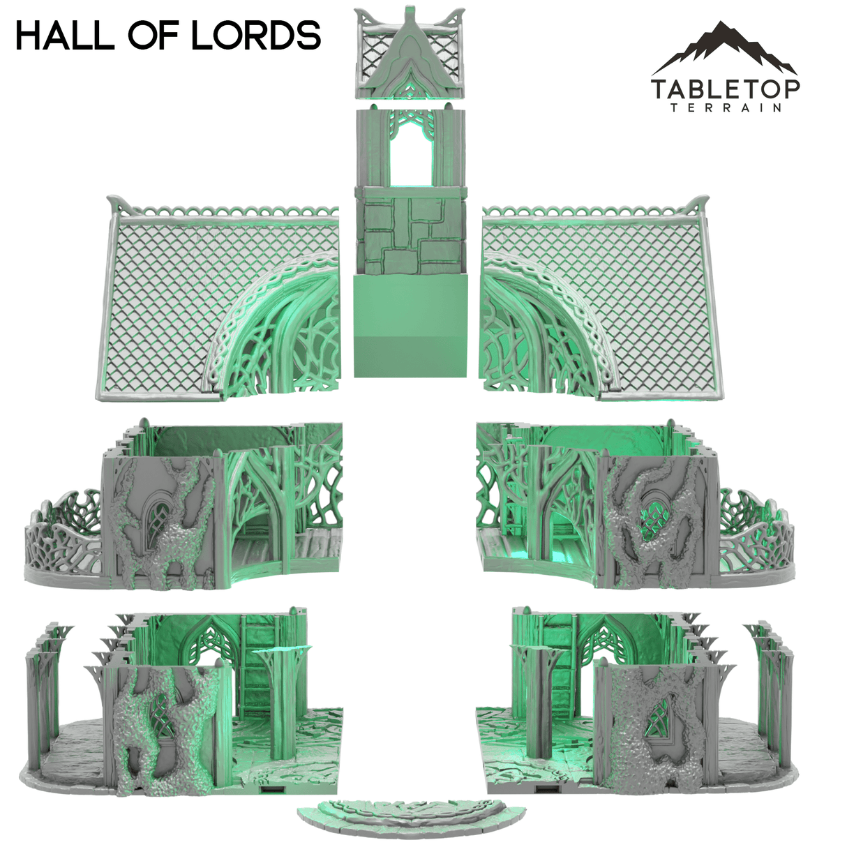 Tabletop Terrain Building Hall of Lords - Kingdom of Noldareth