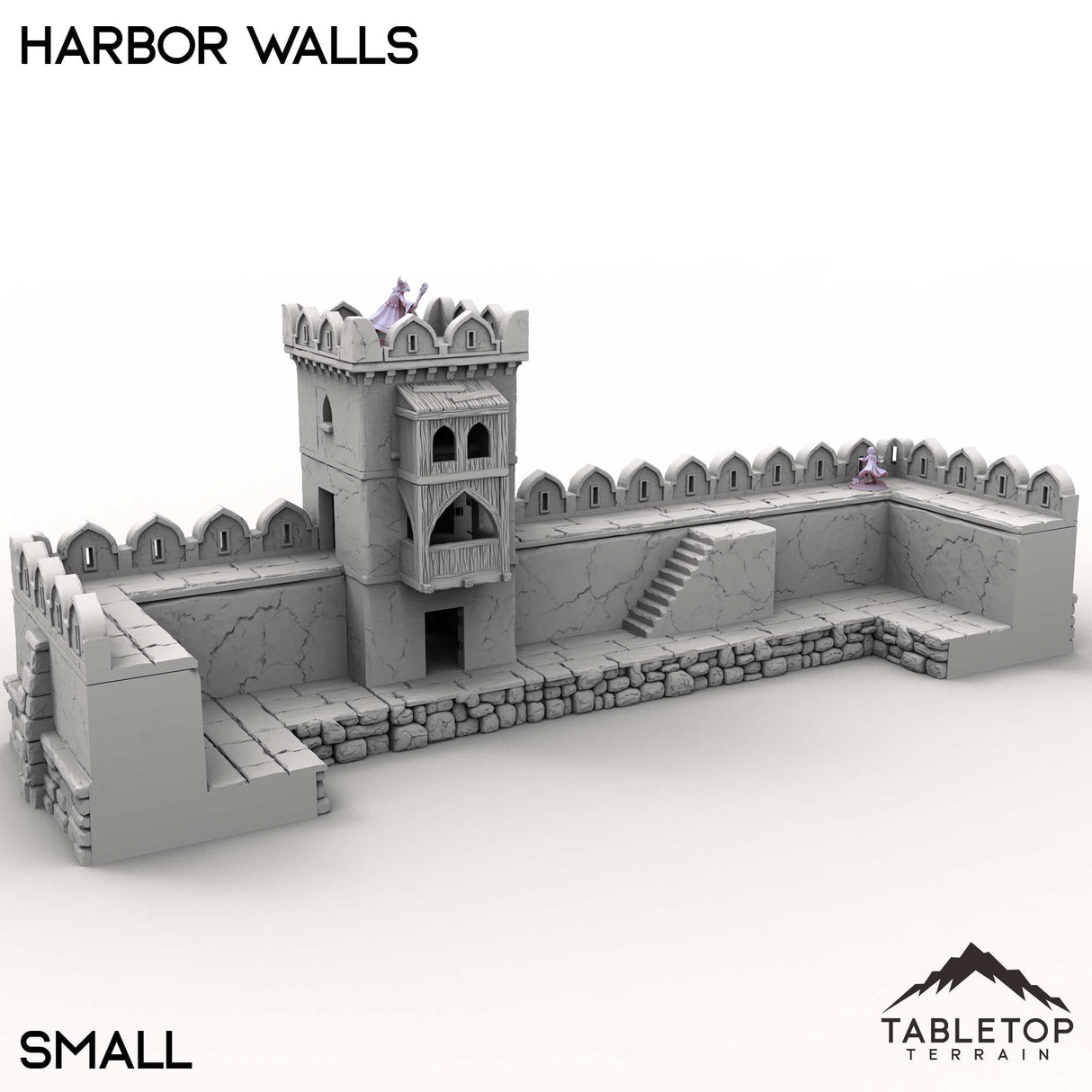 Tabletop Terrain Building Harbor Walls