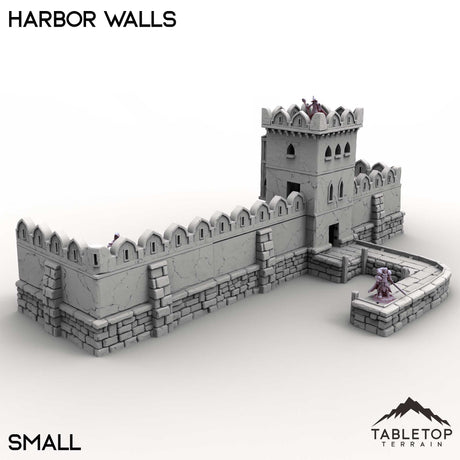 Tabletop Terrain Building Harbor Walls