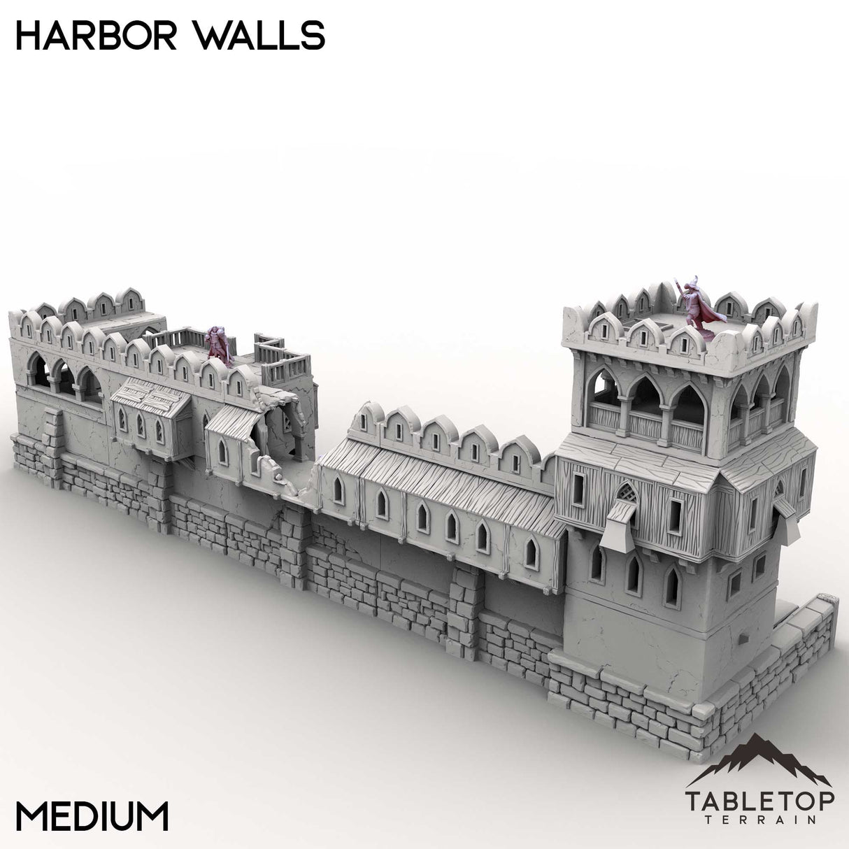 Tabletop Terrain Building Harbor Walls