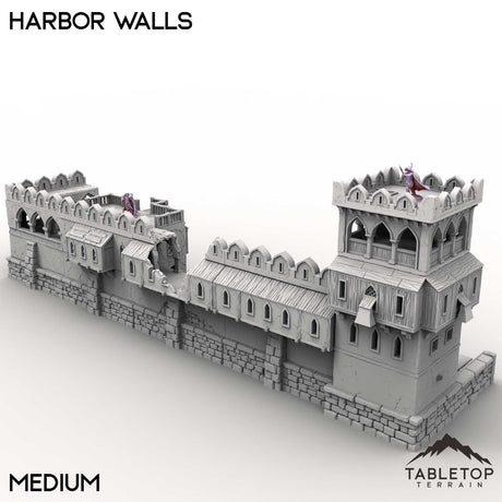 Tabletop Terrain Building Harbor Walls