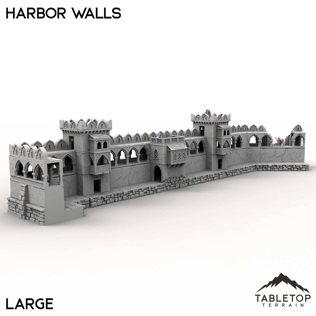 Tabletop Terrain Building Harbor Walls