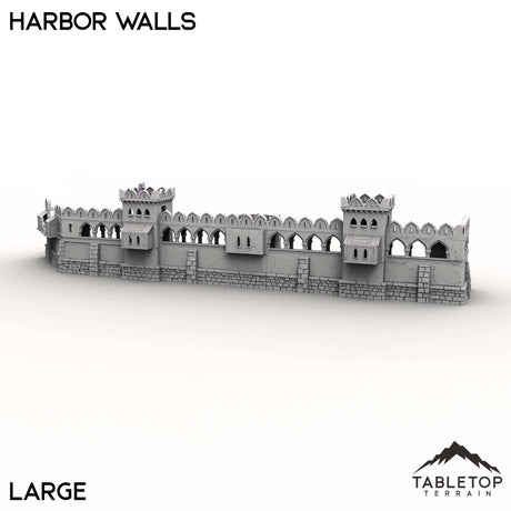 Tabletop Terrain Building Harbor Walls