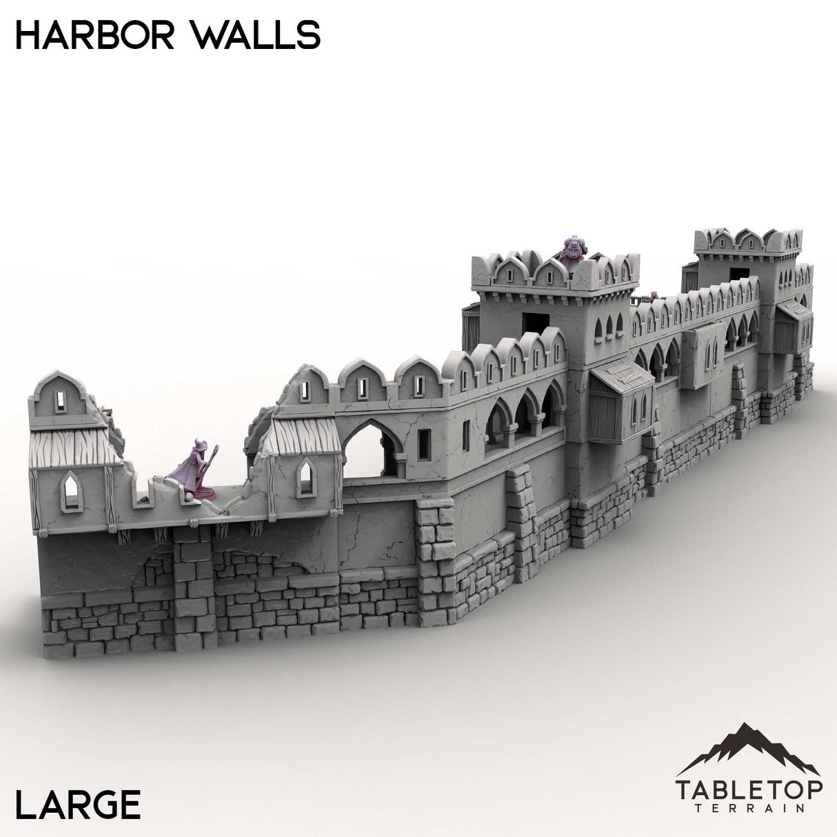Tabletop Terrain Building Harbor Walls