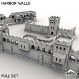 Tabletop Terrain Building Harbor Walls