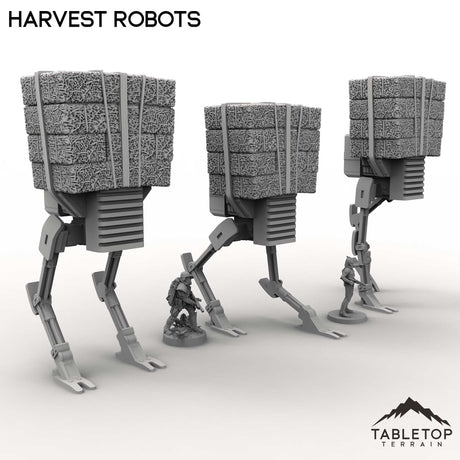 Tabletop Terrain Building Harvest Robots