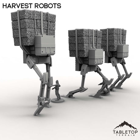 Tabletop Terrain Building Harvest Robots